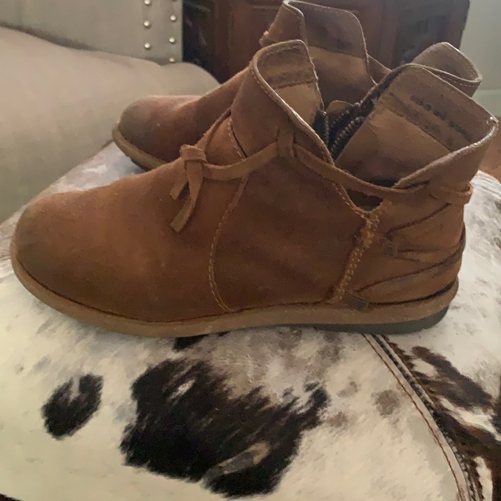 Born leather shoe boots size 8